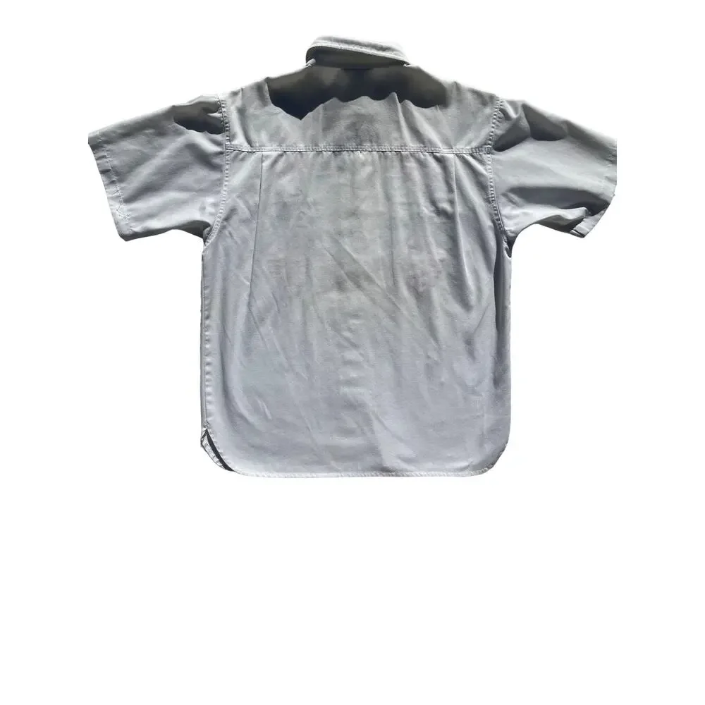 Vintage White Button Up Shirt XL Southwestern Design Studded Size XL Cowgirl